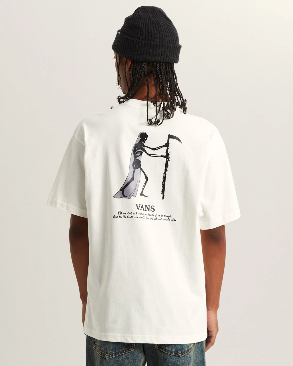 VANS ALL & NOUGHT LOOSE SS TEE EGRET Póló VN000VY9C9F1 - 4