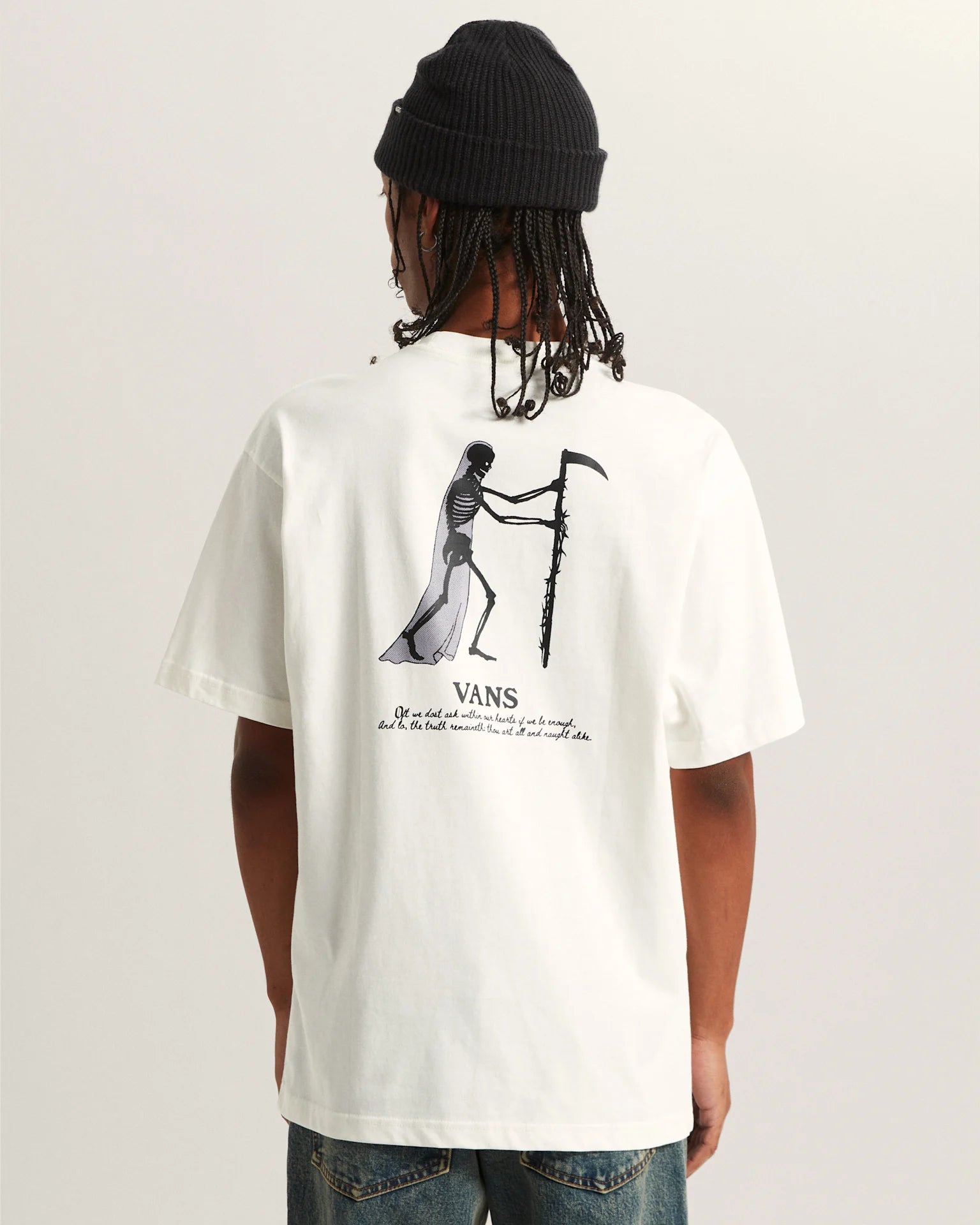 VANS ALL & NOUGHT LOOSE SS TEE EGRET Póló VN000VY9C9F1 - 4