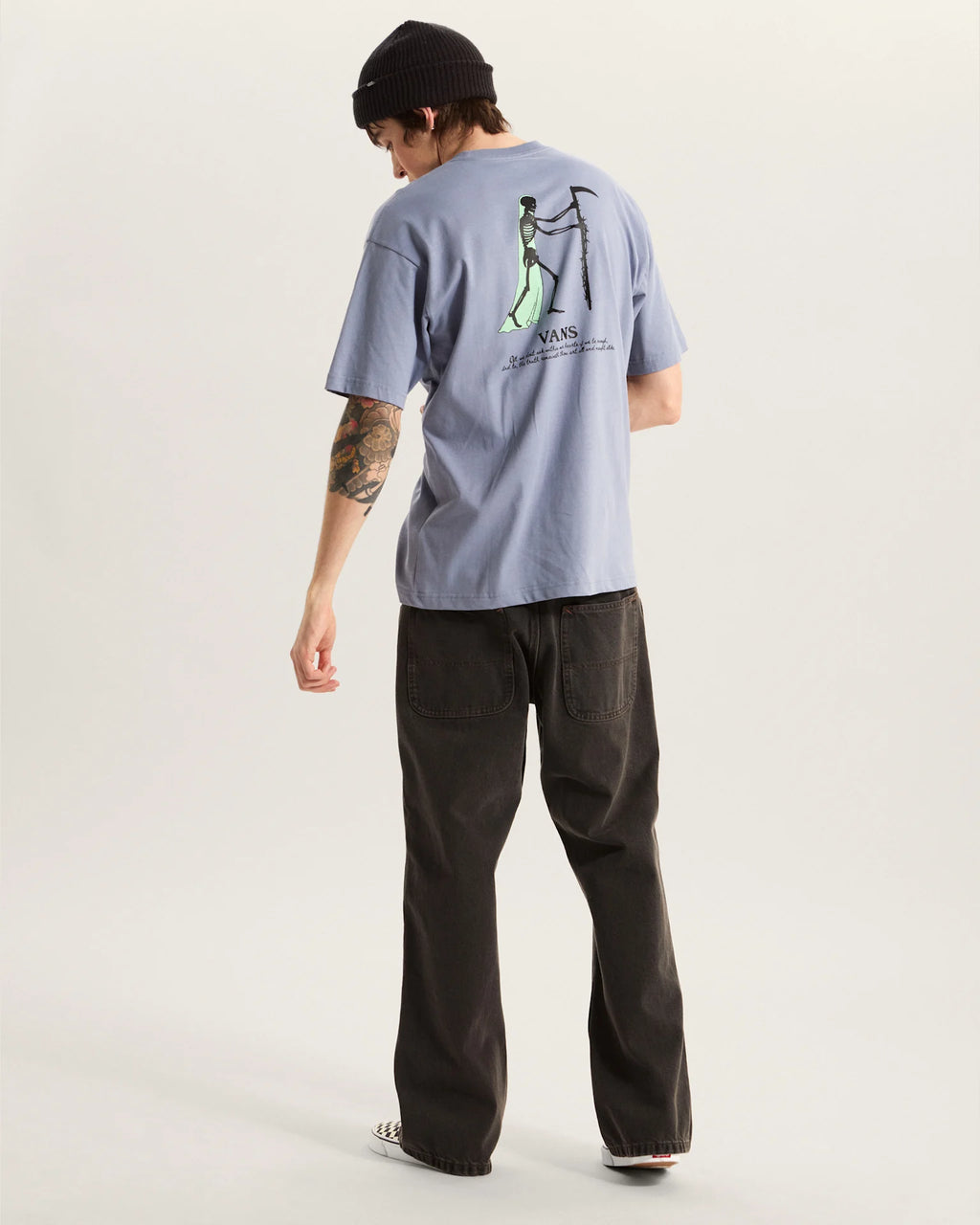 VANS ALL & NOUGHT LOOSE SS TEE Glacial Slate Póló VN000VY9FOI1 - 5