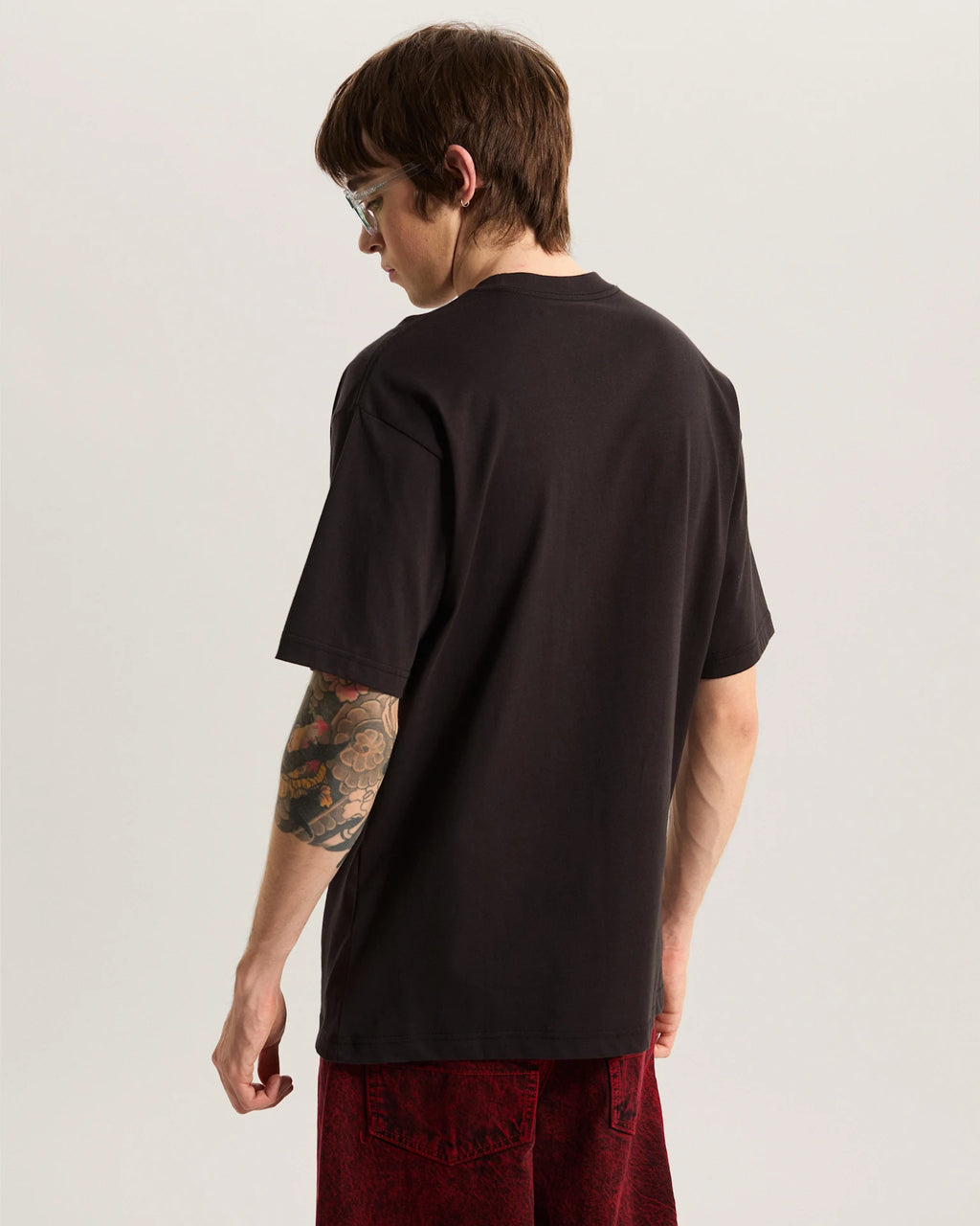 VANS BONE HEAD LOOSE SS TEE Black Póló VN000VYWBLK1 - 4
