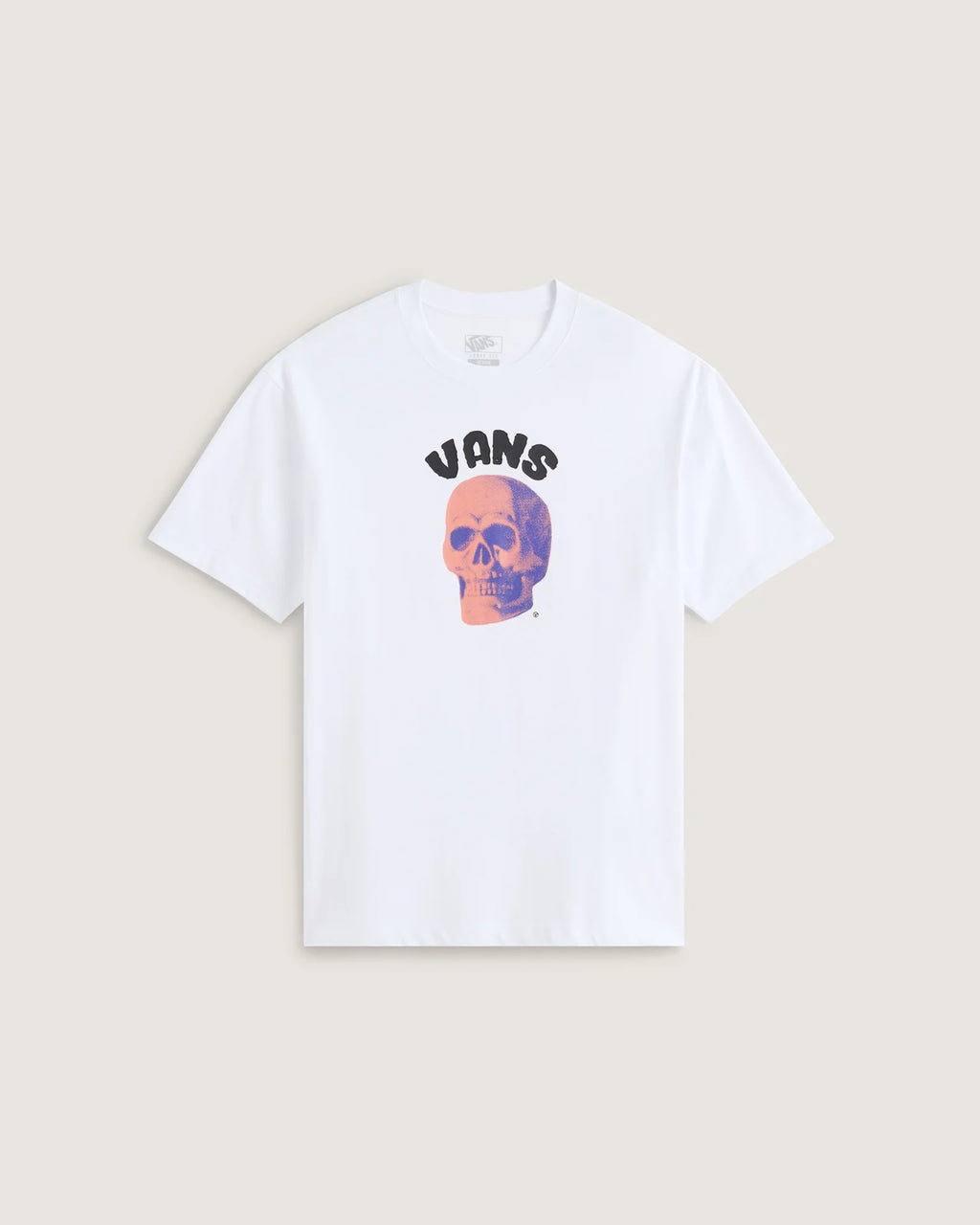 VANS BONE HEAD LOOSE SS TEE White Póló VN000VYWWHT1 - 1