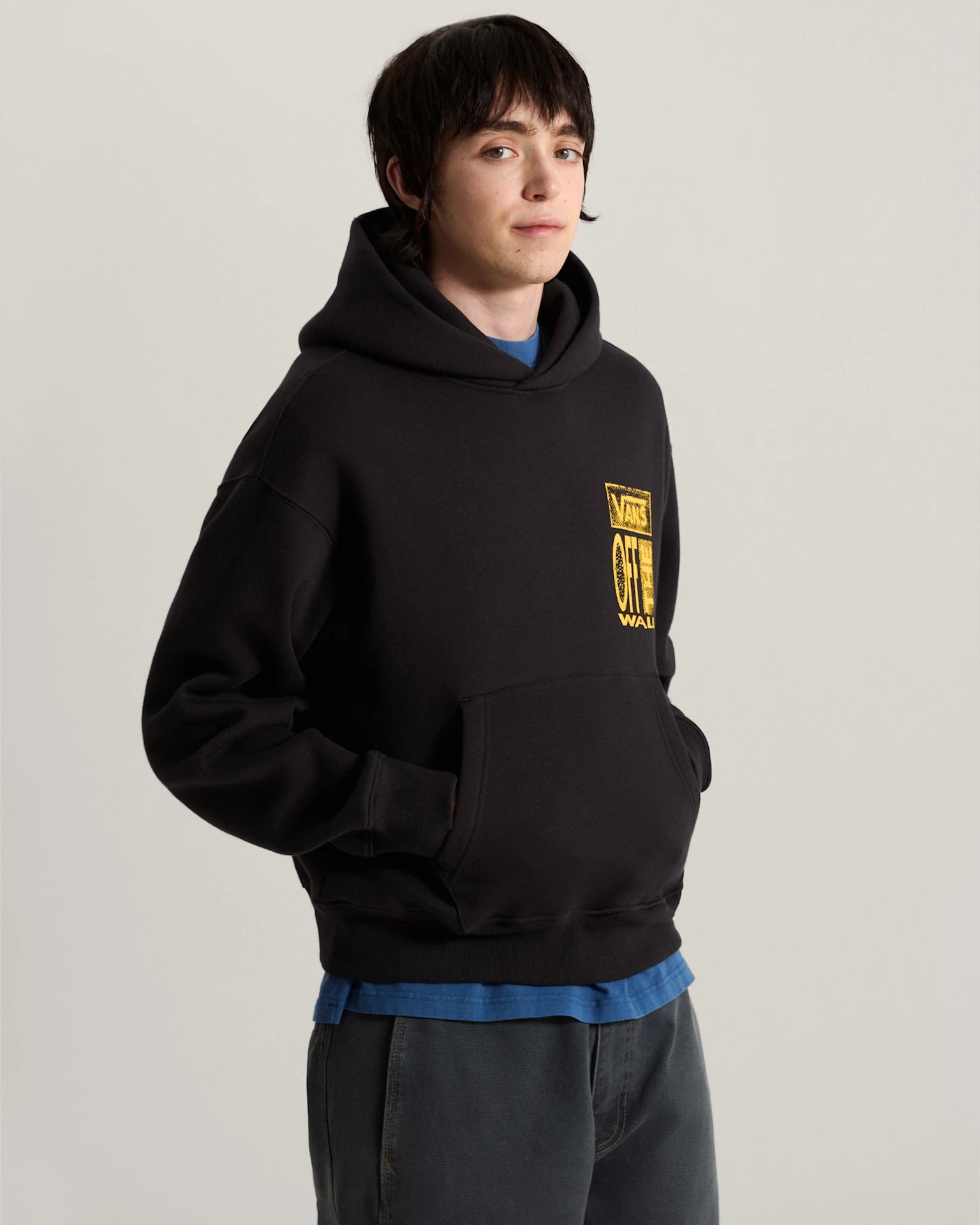 Vans Cut and Paste Pullover Black Textil VN000WTNBLK1 - 3