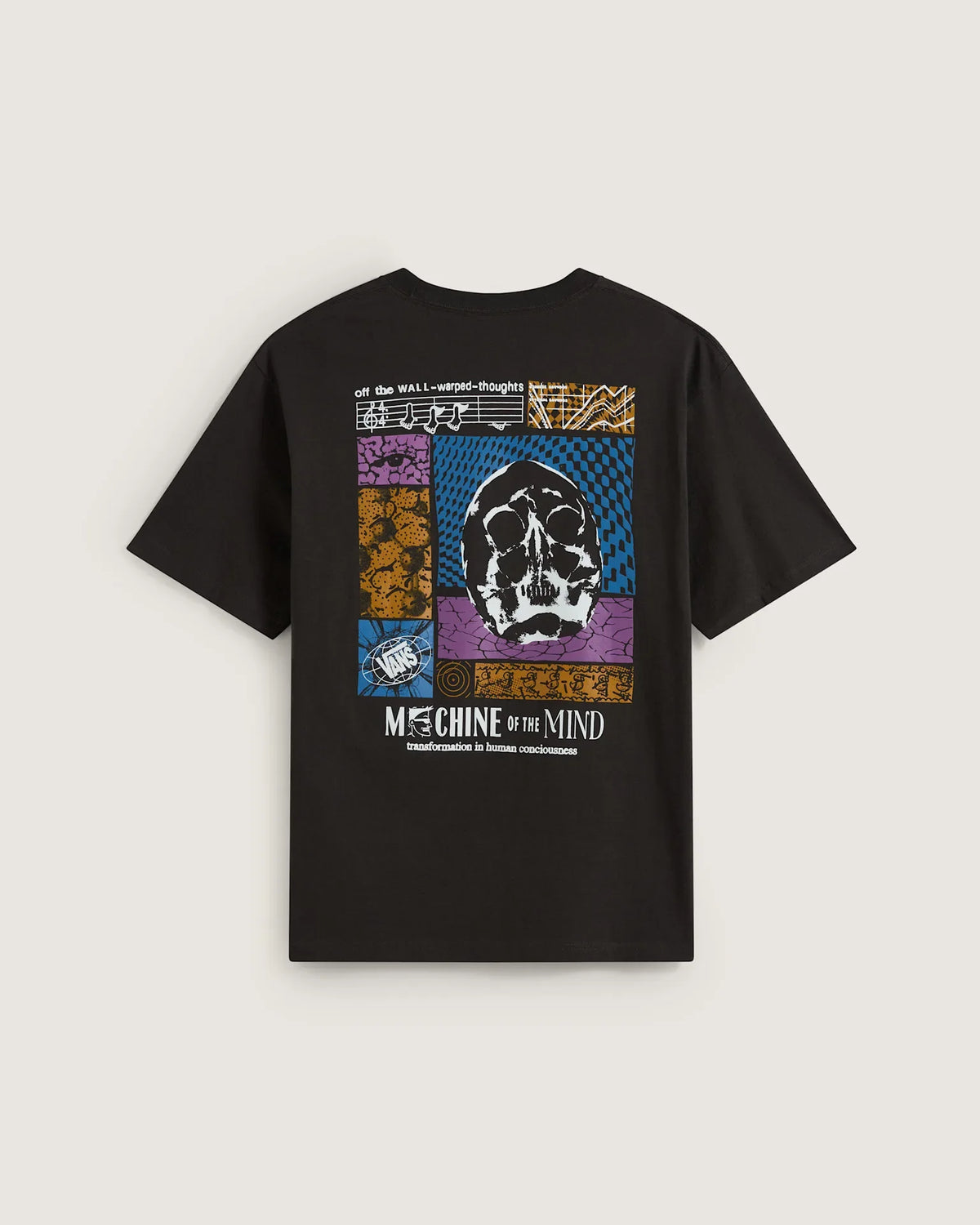 Vans Machine Mind SS Tee Faded Black Textil VN000X00EMV1 - 2