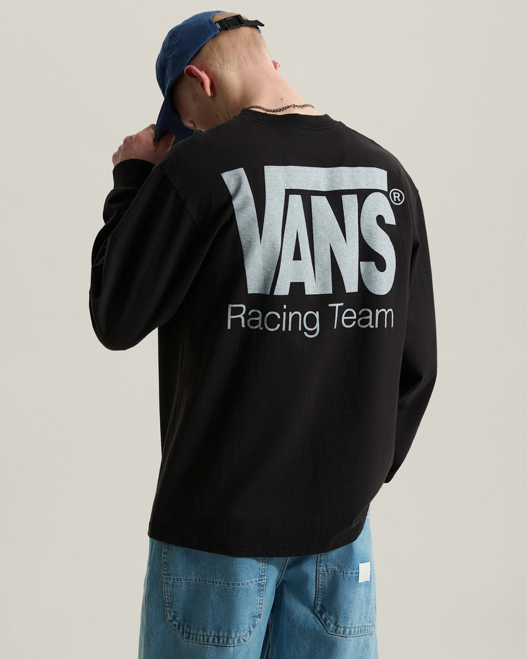 Vans Vans Racing LS Tee Black Textil VN000X2BBLK1 - 4