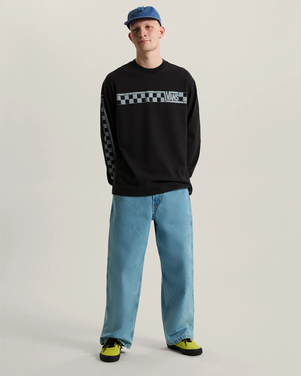 Vans Vans Racing LS Tee Black Textil VN000X2BBLK1 - 6