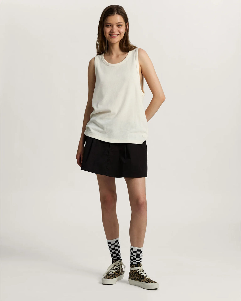 Vans Ticker Crew BLACK/WHITE Kiegészítő VN000X7FY281 - 5