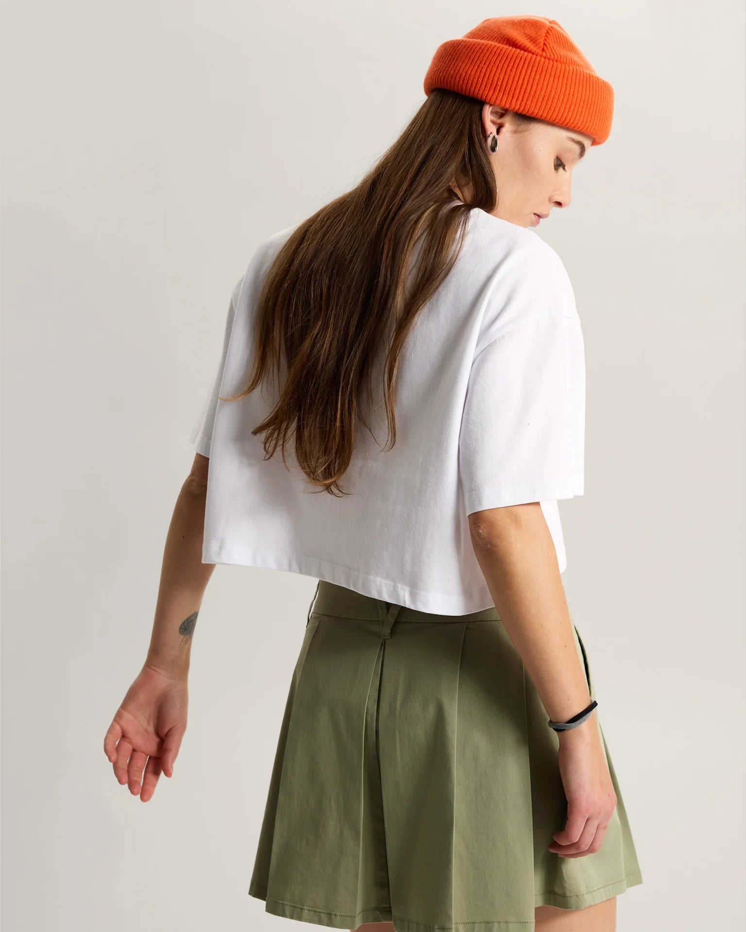 VANS Y2K BOHO RELAX CROP SS White Póló VN000XDYWHT1 - 4