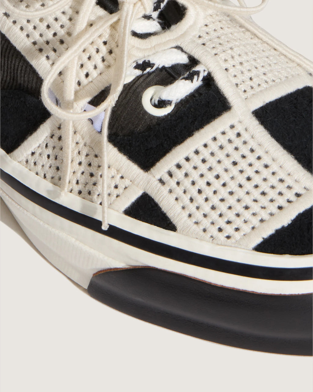 VANS LX Authentic 44 Shell Knit Black/Egret Cipő VN000Y0RFDB1 - 7