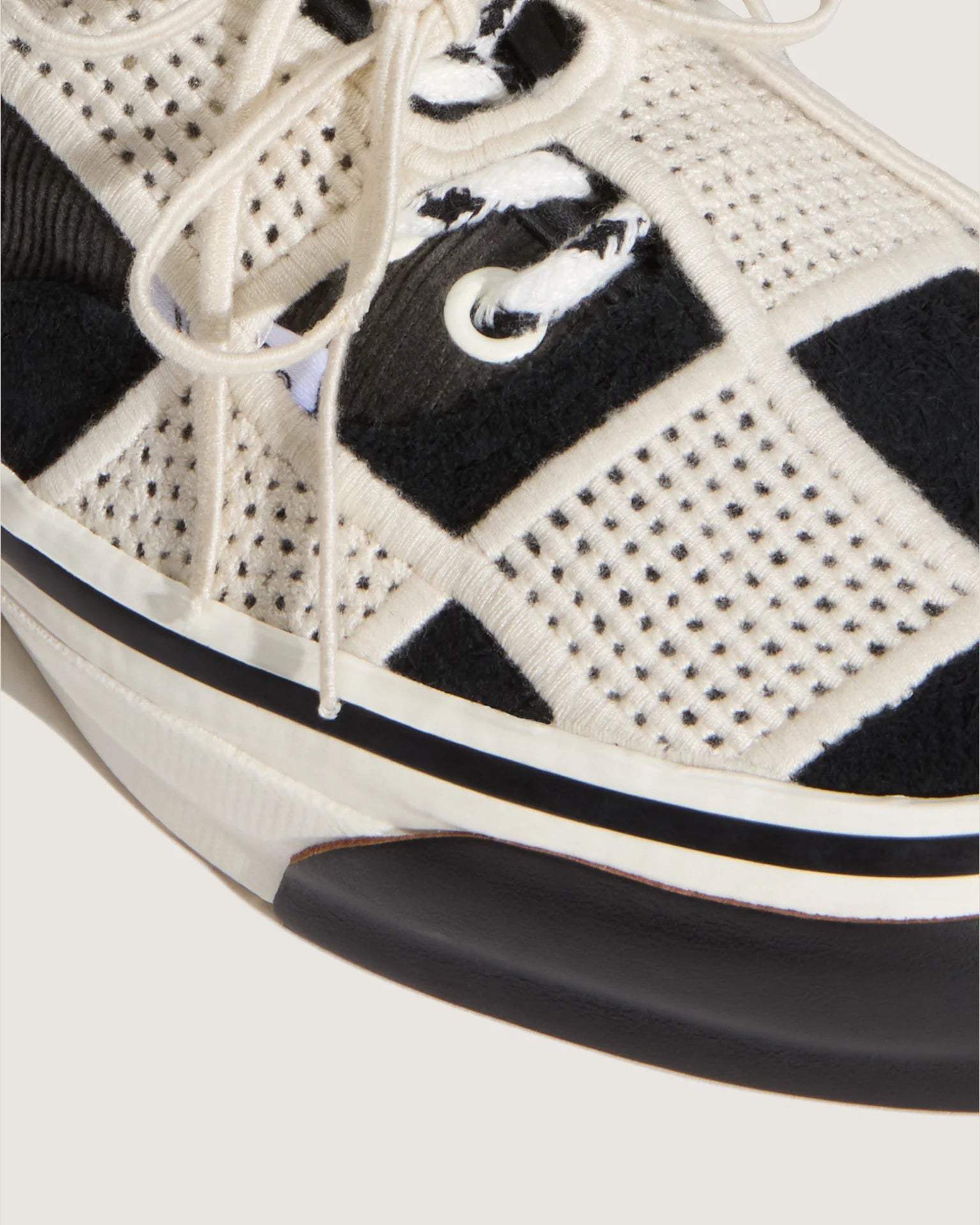 VANS LX Authentic 44 Shell Knit Black/Egret Cipő VN000Y0RFDB1 - 7