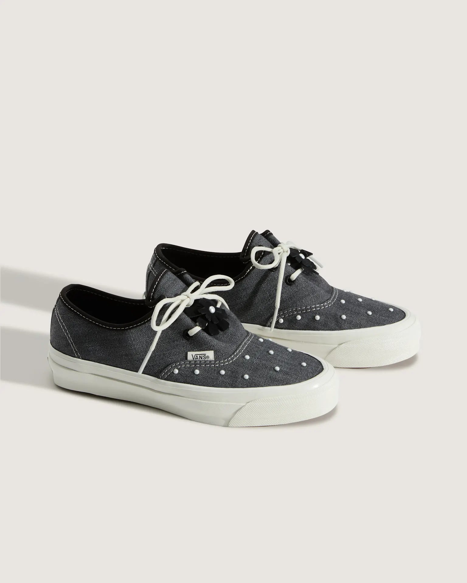 Vans LX Authentic Ease Flower Pearl Black Cipő VN000Z0FCJK1 - 2