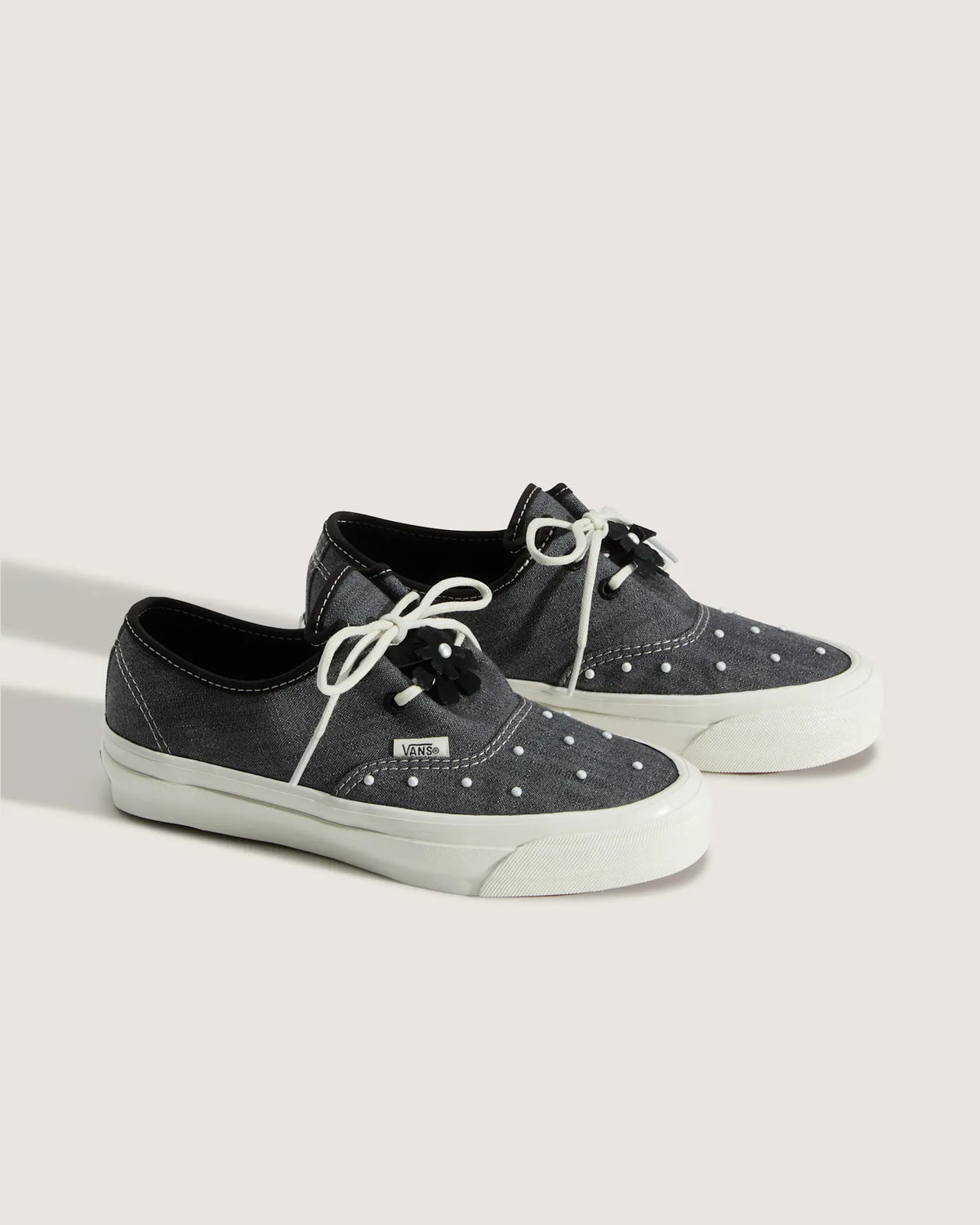 Vans LX Authentic Ease Flower Pearl Black Cipő VN000Z0FCJK1 - 2
