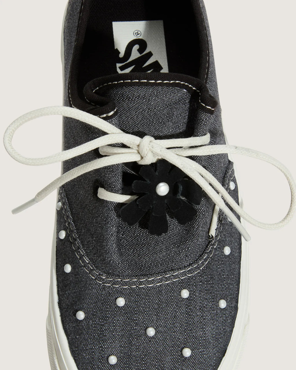 Vans LX Authentic Ease Flower Pearl Black Cipő VN000Z0FCJK1 - 5