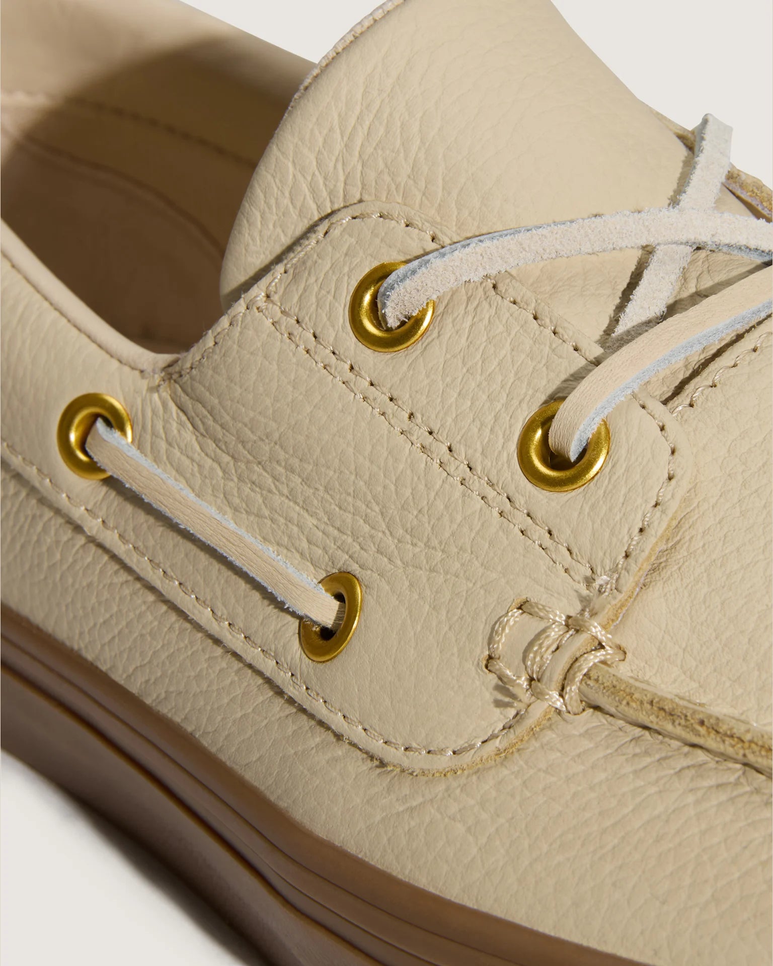 VANS 2-Eyelet Boat Shoe LEATHER Tan Cipő VN000Z11TAN1 - 7