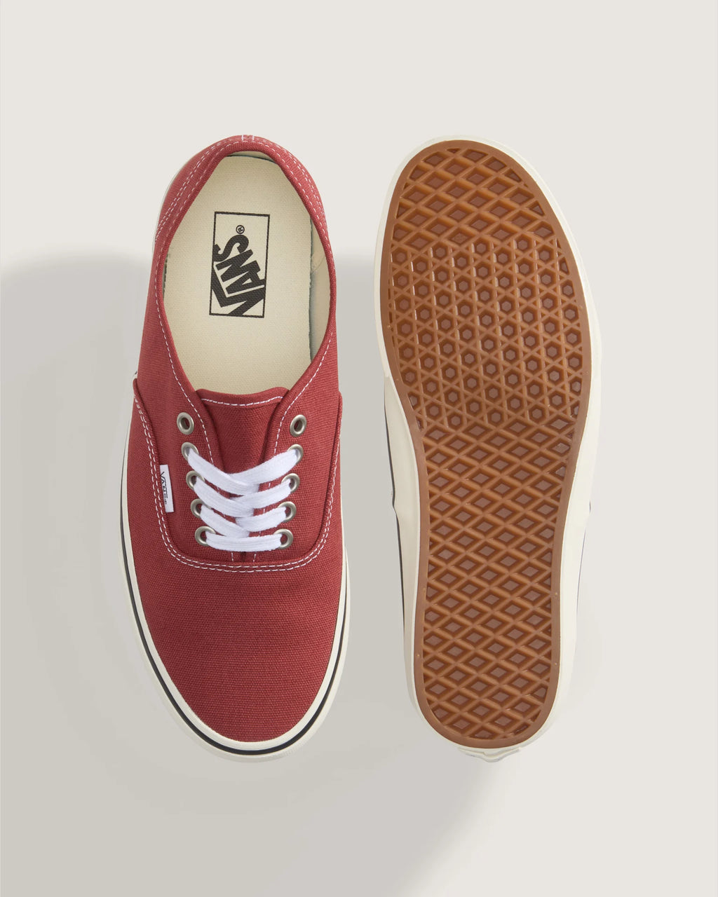 Vans Authentic DUCK CANVAS Poppy Ember Red Cipő VN000Z74GWR1 - 4