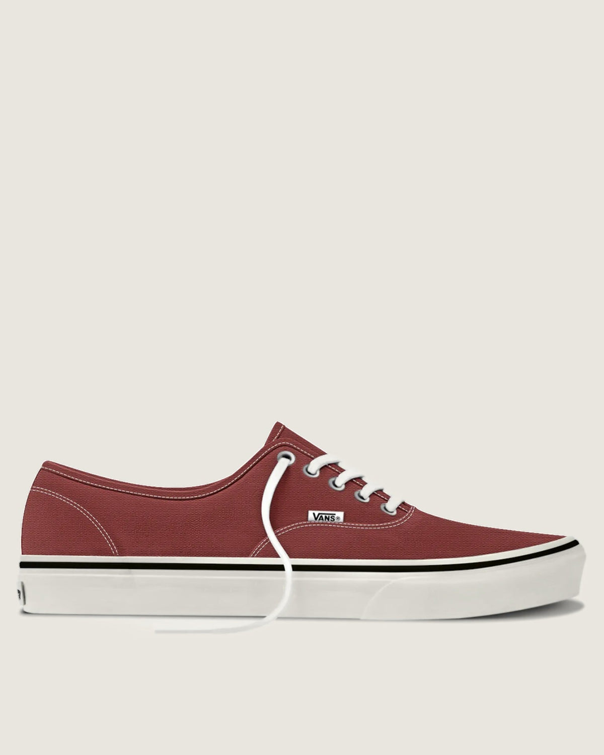 Vans Authentic DUCK CANVAS Poppy Ember Red Cipő VN000Z74GWR1 - 6