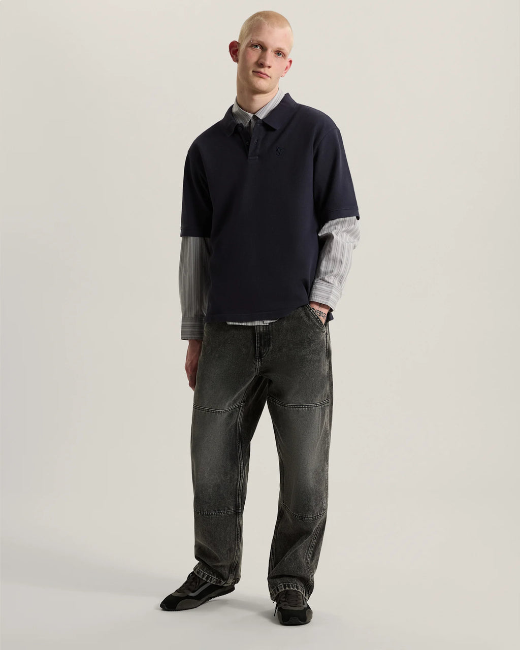 Vans Vans X Rowan Z Washed Polo PARISIAN NIGHT Textil VN000ZY4JDU1 - 5