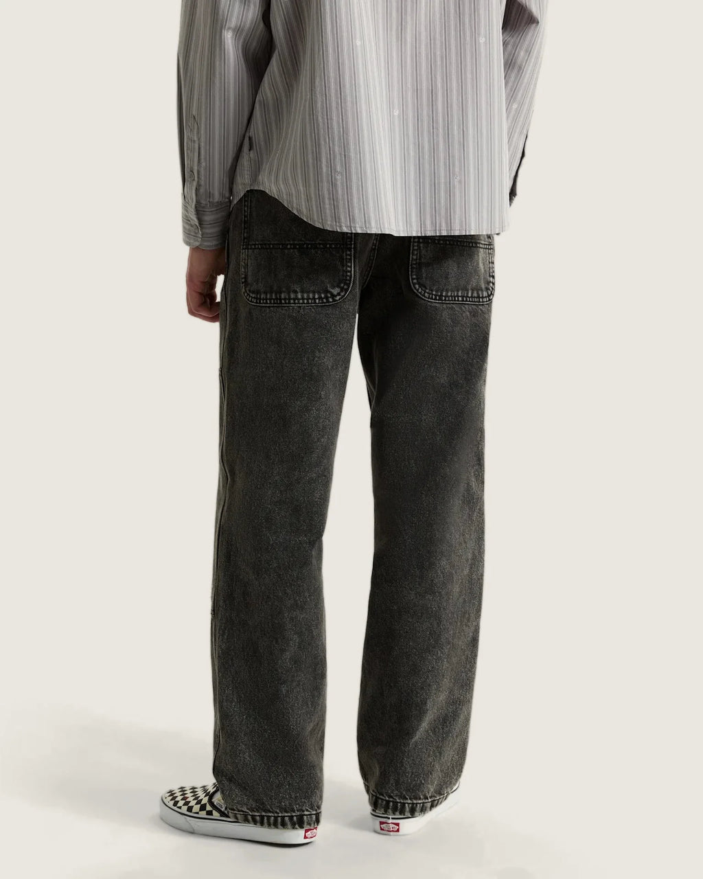 Vans Vans X Rowan Double Knee Jeans 2.0 Stonewash Black Textil VN000ZY6E901 - 4