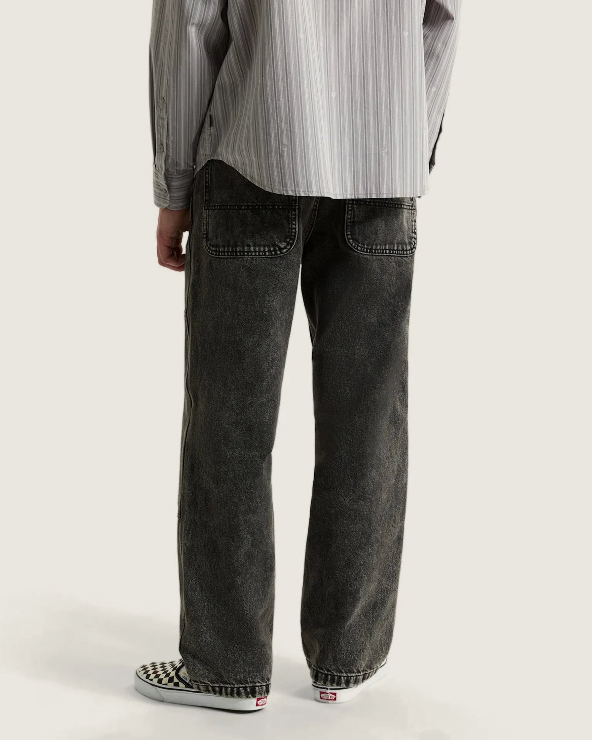 Vans Vans X Rowan Double Knee Jeans 2.0 Stonewash Black Textil VN000ZY6E901 - 4
