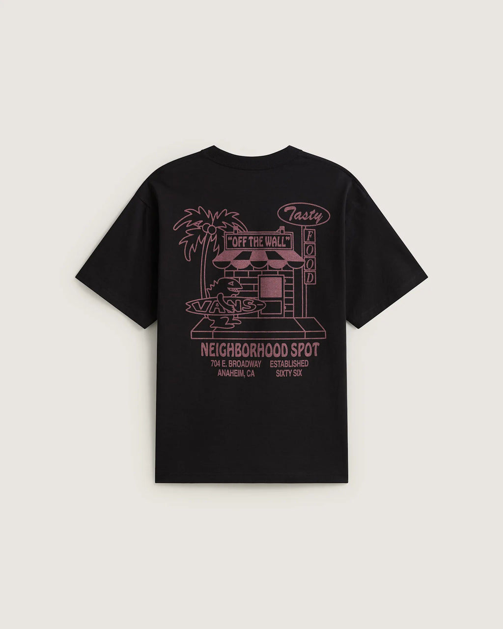 Vans Food Spot SS Tee Black Textil VN001024BLK1 - 2