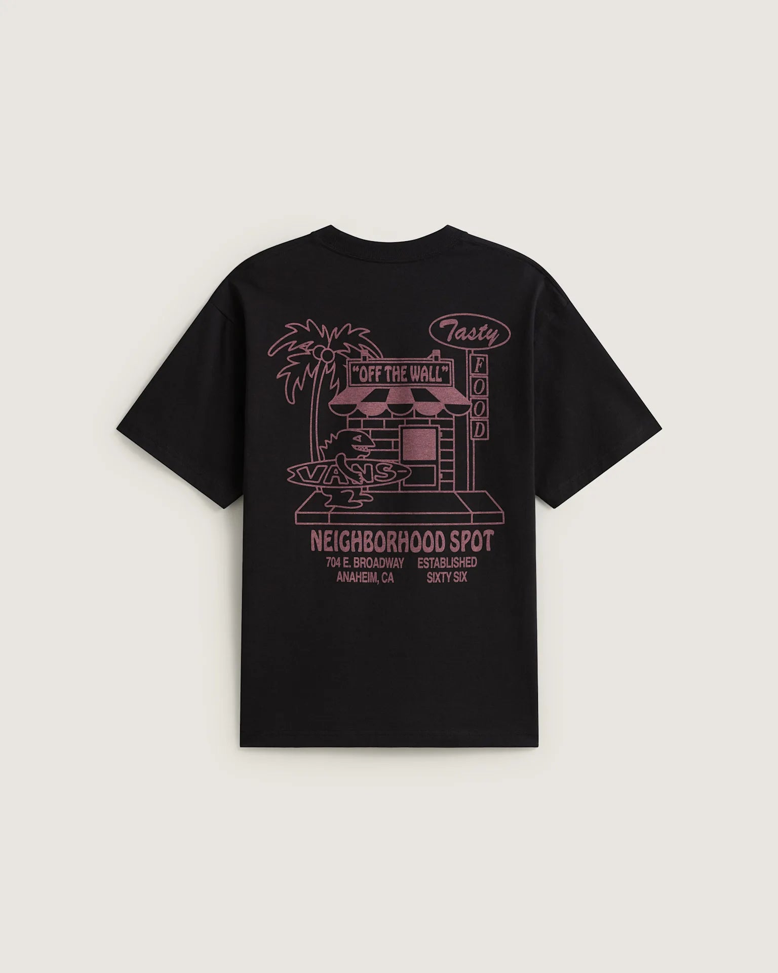 Vans Food Spot SS Tee Black Textil VN001024BLK1 - 2