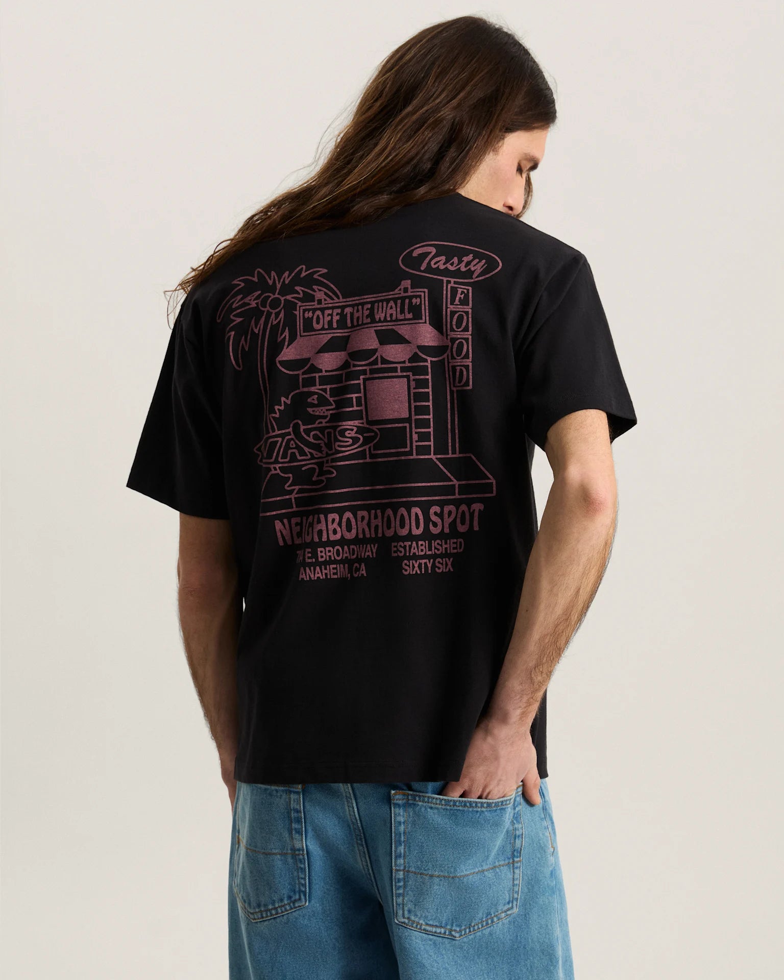 Vans Food Spot SS Tee Black Textil VN001024BLK1 - 4
