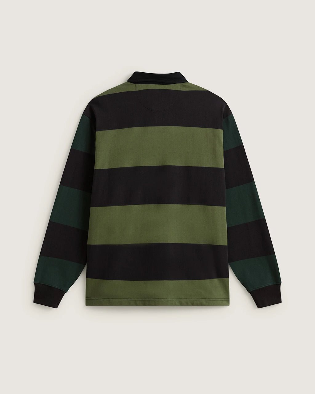 Vans 2-Tone Stripe Ward Rugby LS Black/Green Bal Textil VN00103DHU41 - 2