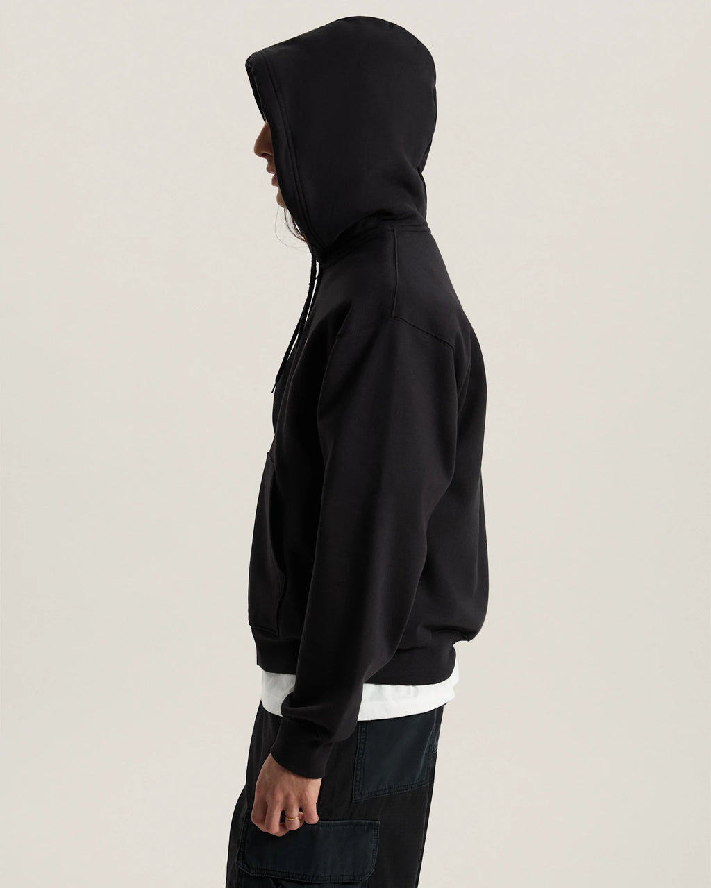 Vans Left Chest Full Zip Black Textil VN0010GGBLK1 - 5