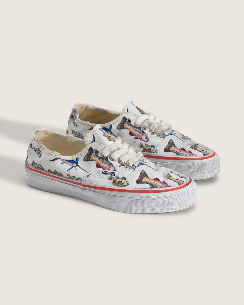 Vans LX Authentic 44 Kickdown SZA Fish White Cipő VN00115AWHT1 - 2