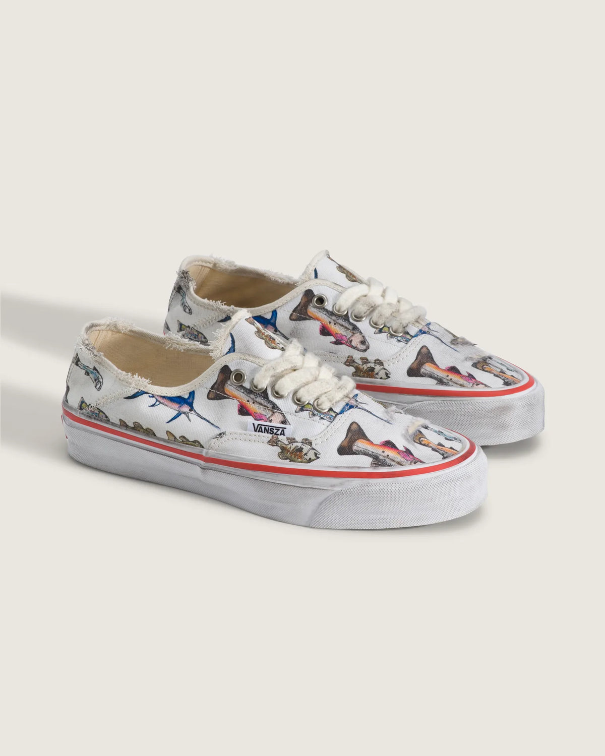 Vans LX Authentic 44 Kickdown SZA Fish White Cipő VN00115AWHT1 - 2