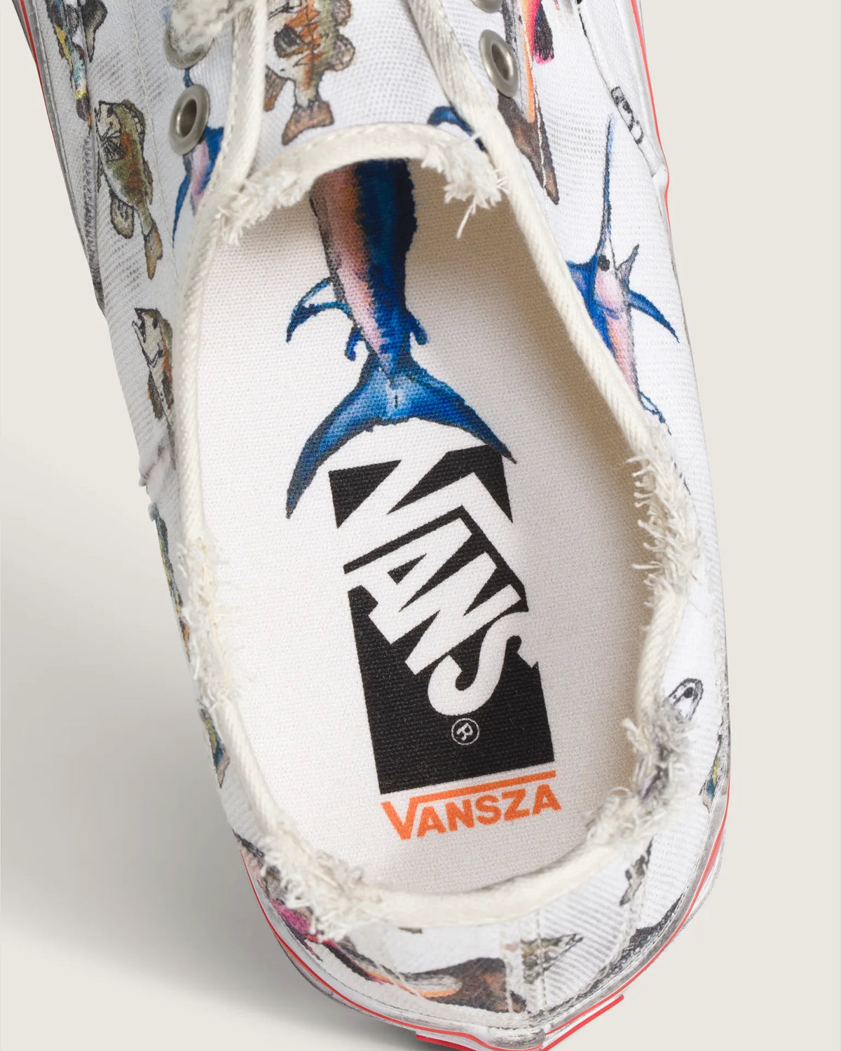 Vans LX Authentic 44 Kickdown SZA Fish White Cipő VN00115AWHT1 - 6