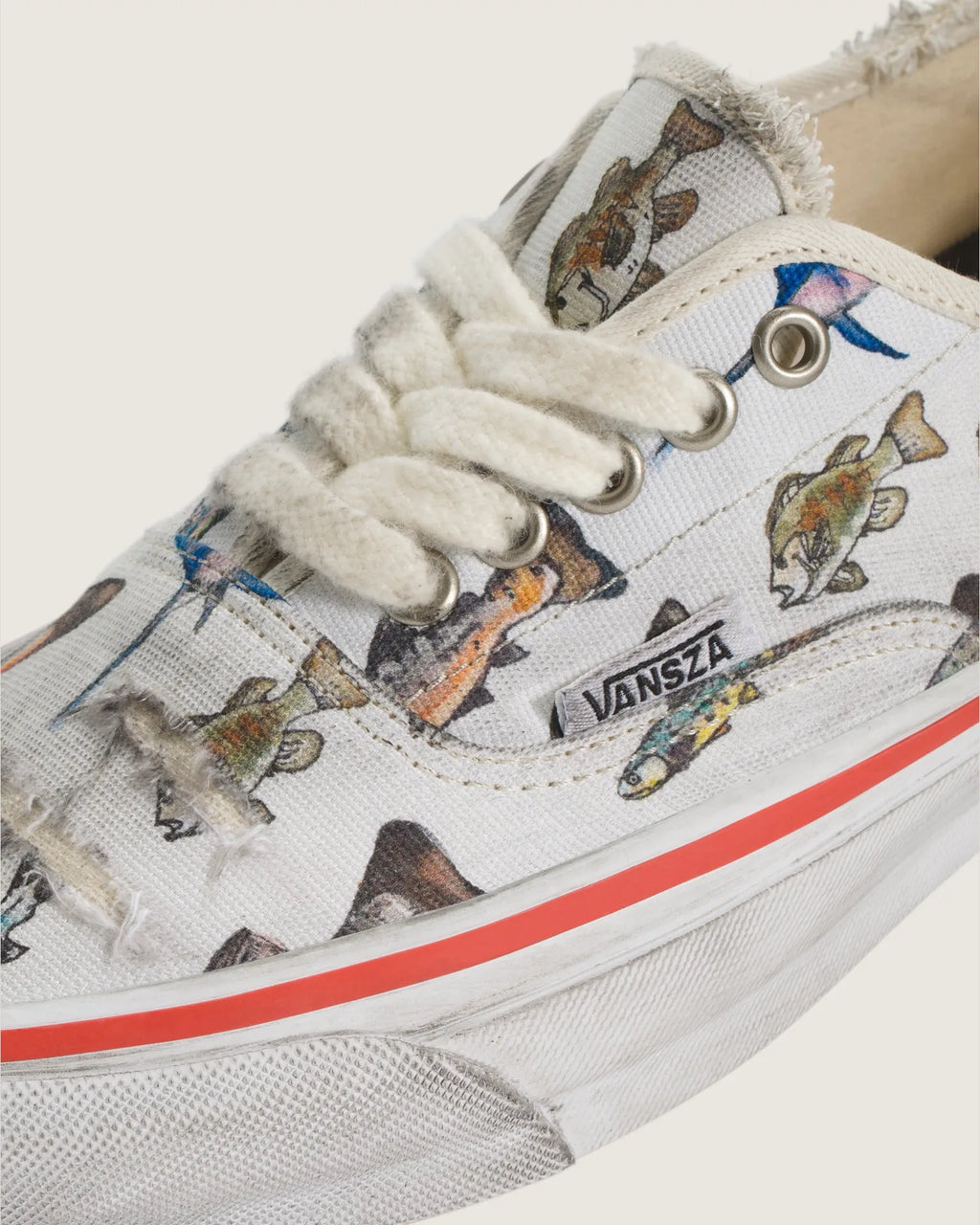 Vans LX Authentic 44 Kickdown SZA Fish White Cipő VN00115AWHT1 - 7