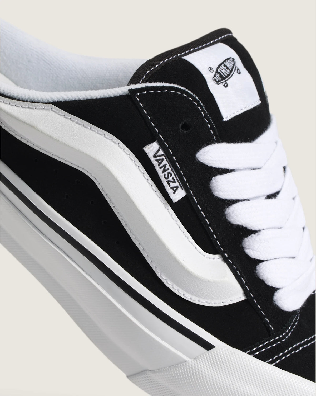 Vans LX Knu Skool Mule SZA BLACK/WHITE Cipő VN00119WBA21 - 5