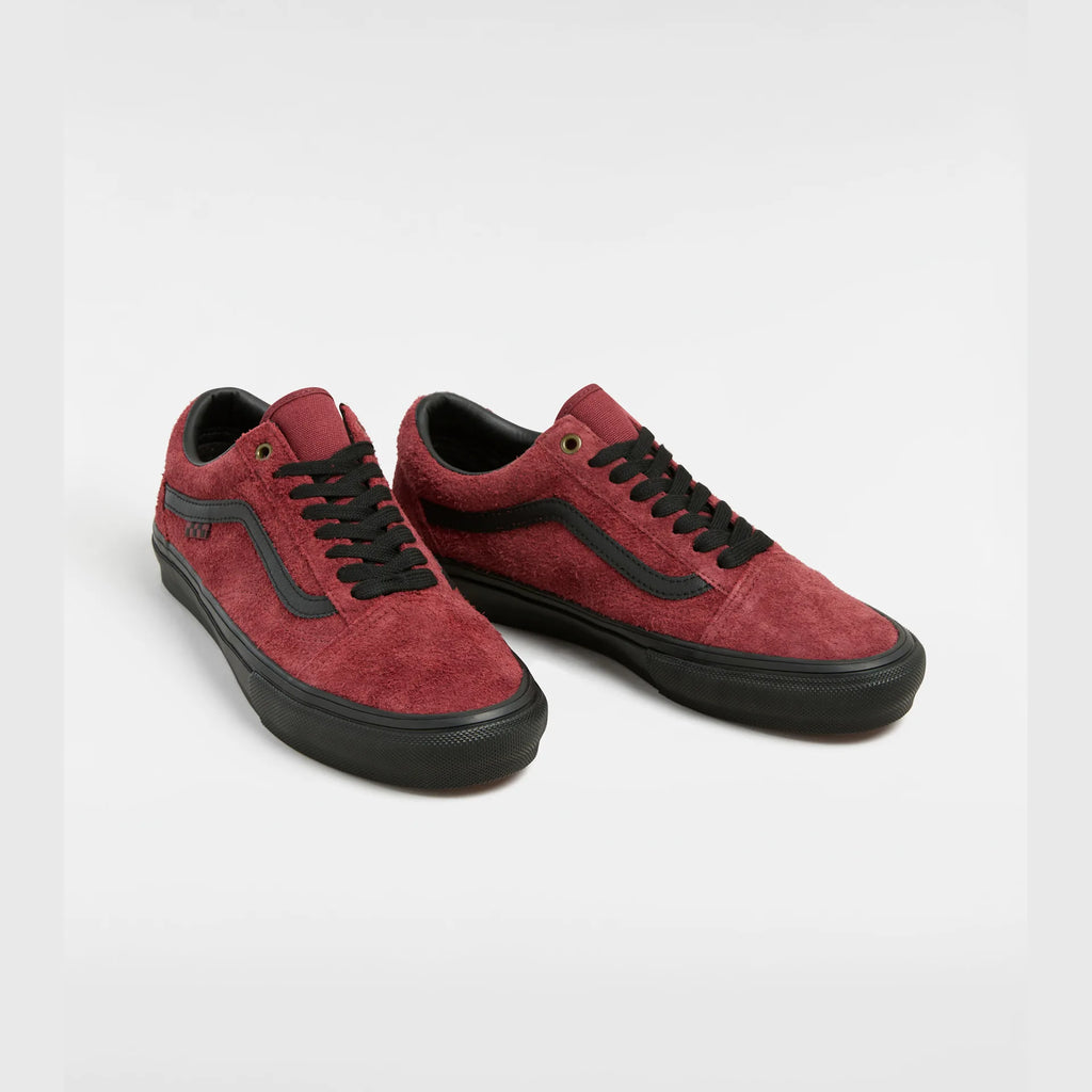 vans-skate-old-skool-hairy-suede-black/burgundy-vn0a2z32kgd1-2