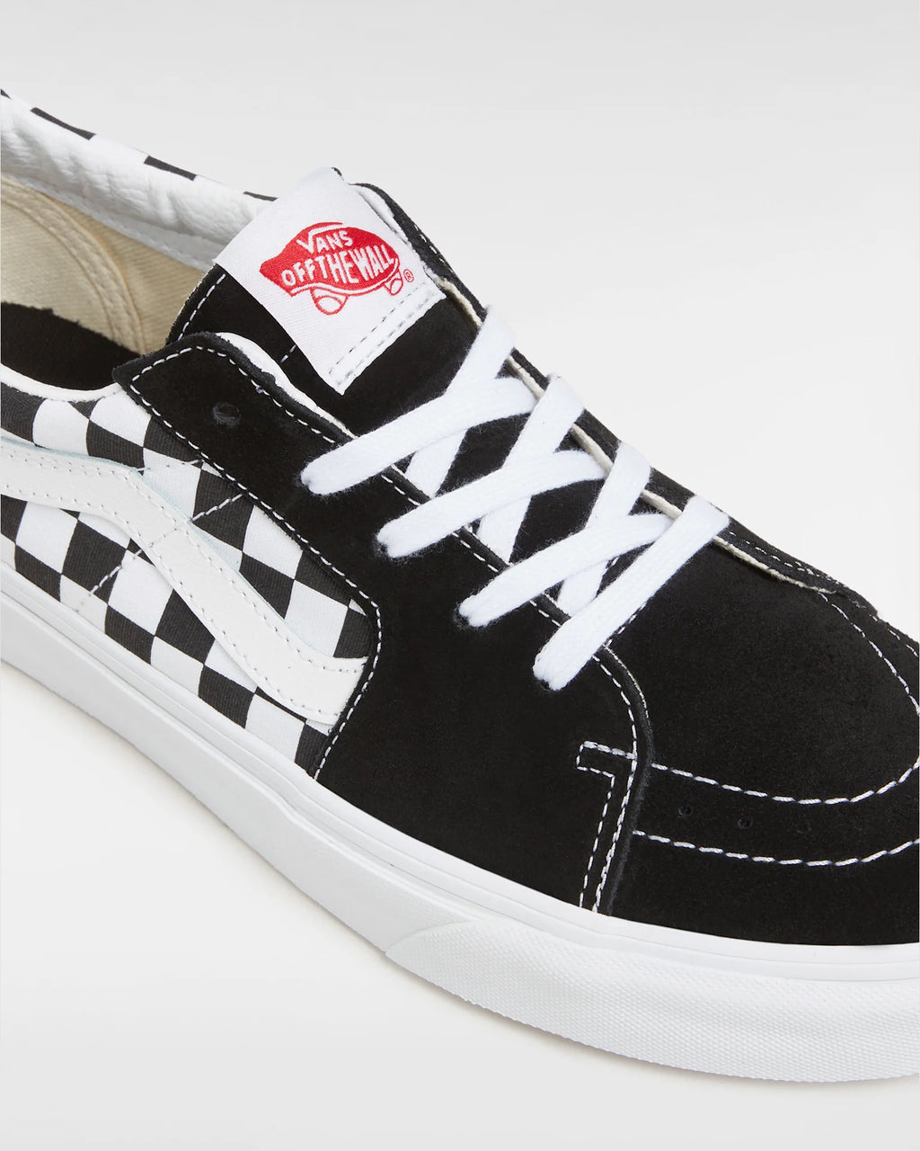 VANS SK8-Low (CANVAS/SUEDE)BLKCHCKRBRD Cipő VN0A4UUK4W71M - 4