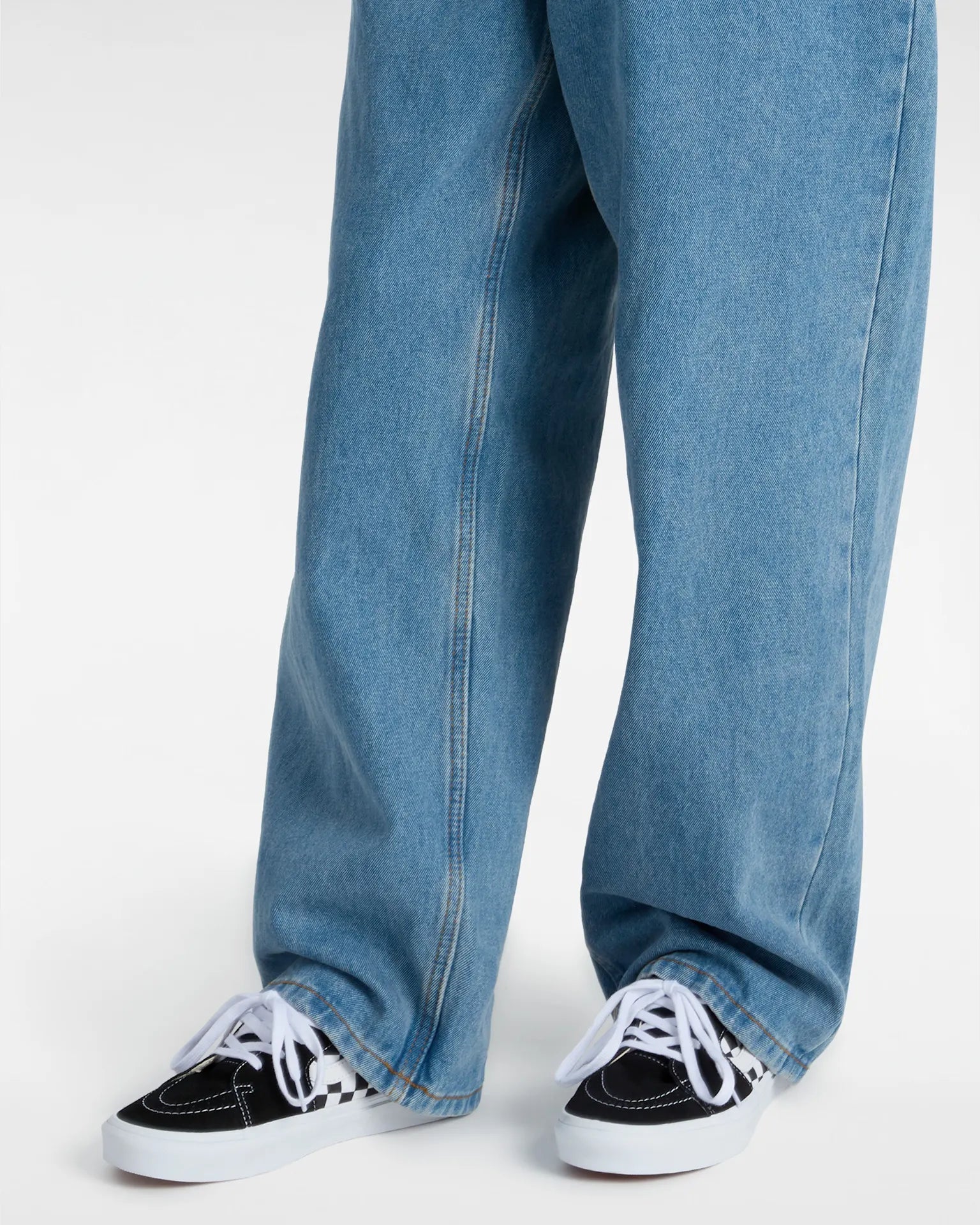 VANS SK8-Low (CANVAS/SUEDE)BLKCHCKRBRD Cipő VN0A4UUK4W71M - 5