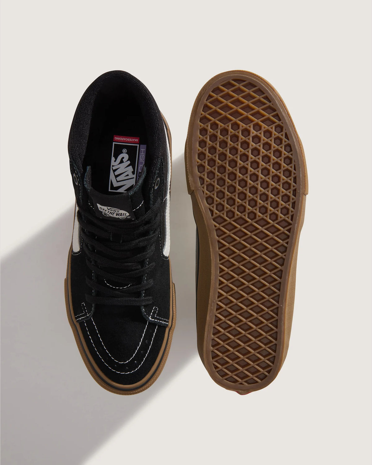 Vans Skate SK8-Hi Black/Gum/White Cipő VN0A5FCCB9K1 - 3