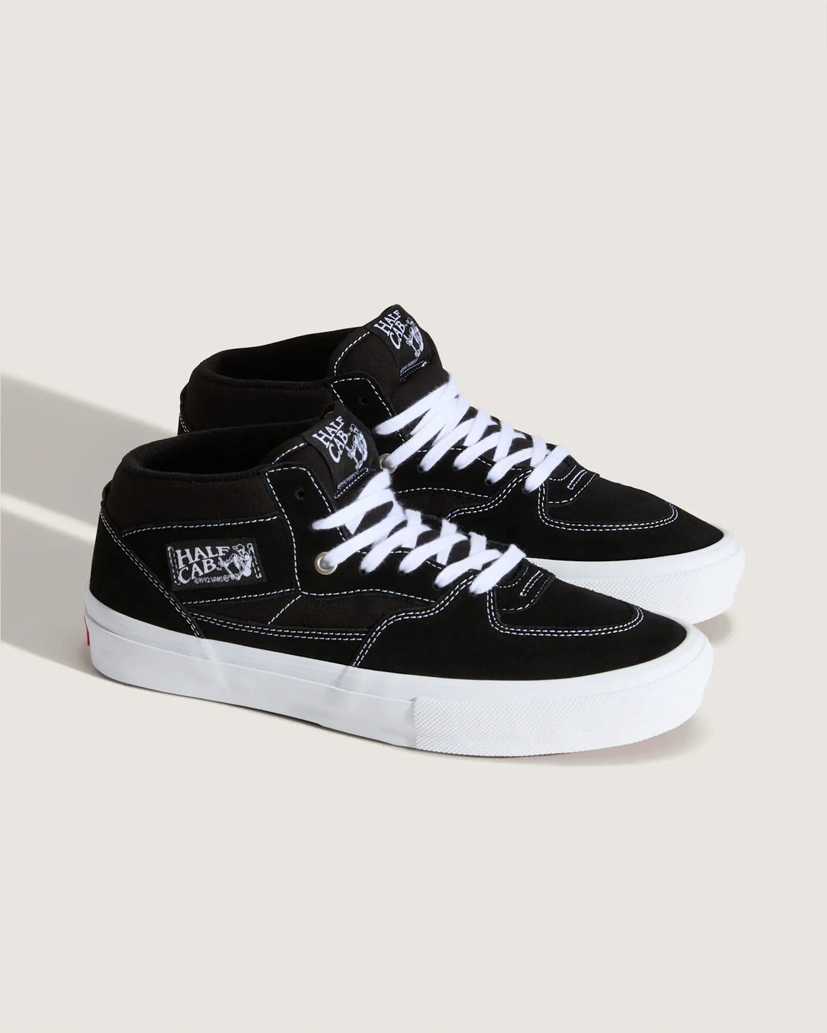 VANS Skate Half Cab Black/White Cipő - 8
