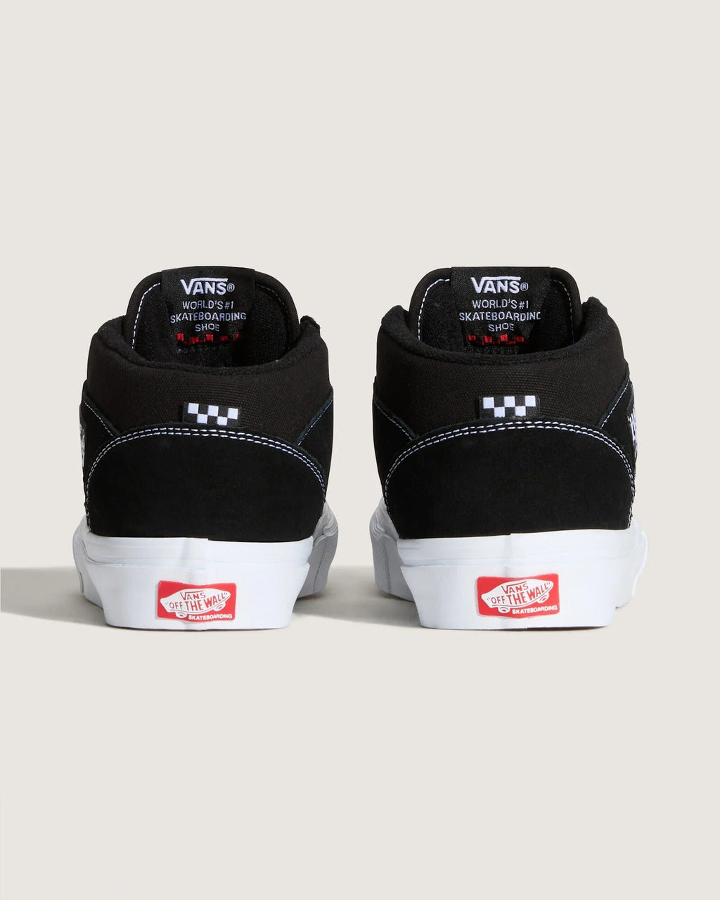 VANS Skate Half Cab Black/White Cipő - 10