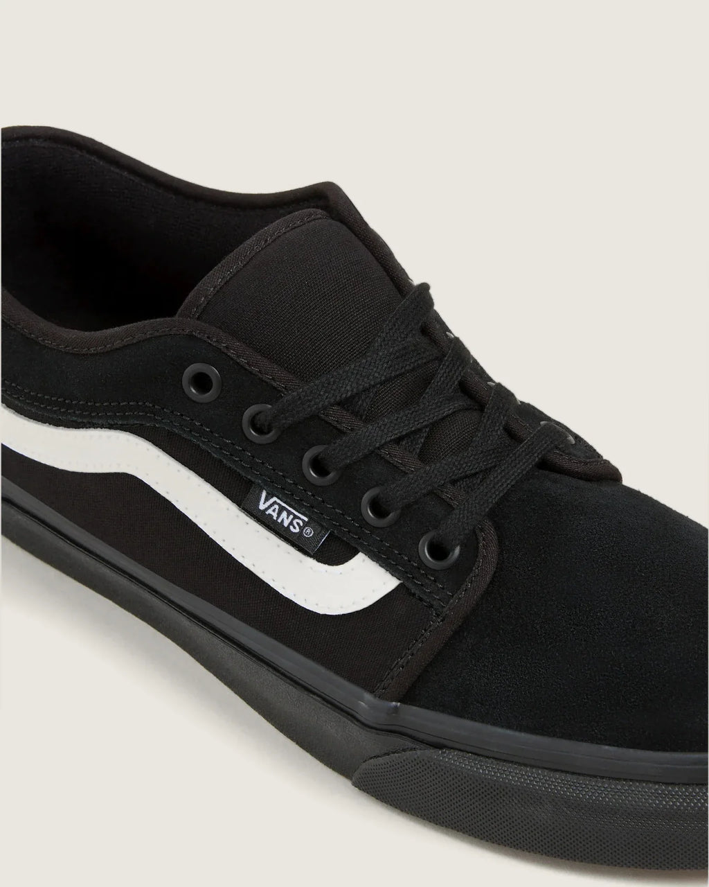 VANS MN Chukka Low Sidestripe BLACK/BLACK/WHITE kép 4