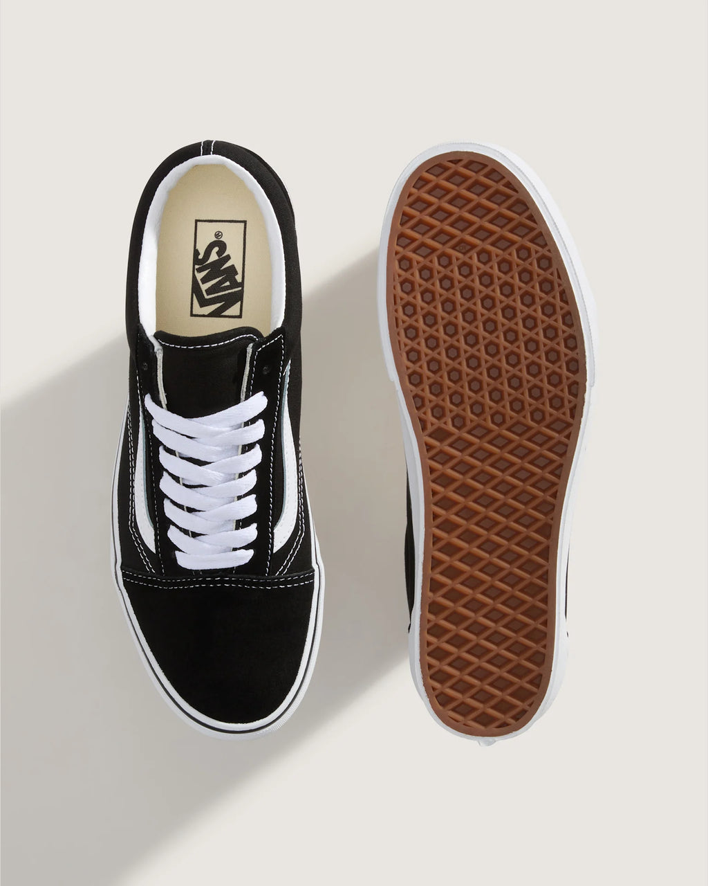 VANS Old Skool Stackform SUEDE/CANVAS BLACK/TRUE WHITE Cipő VN0A7Q5M6BT1 - 3