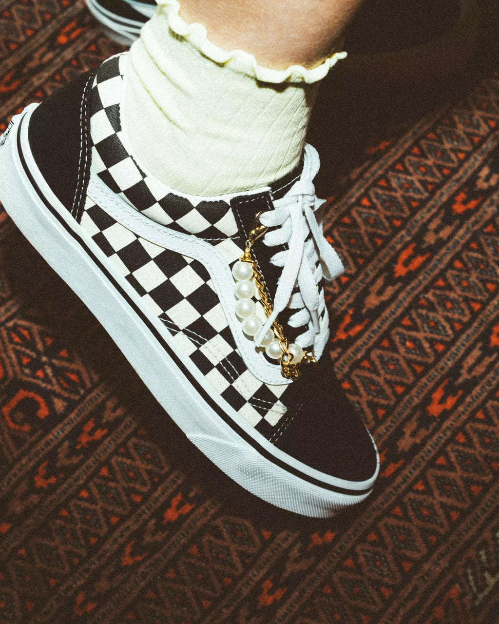 VANS UA Old Skool Pearl Charm Cipő VNA38G1P0S1PR - 2