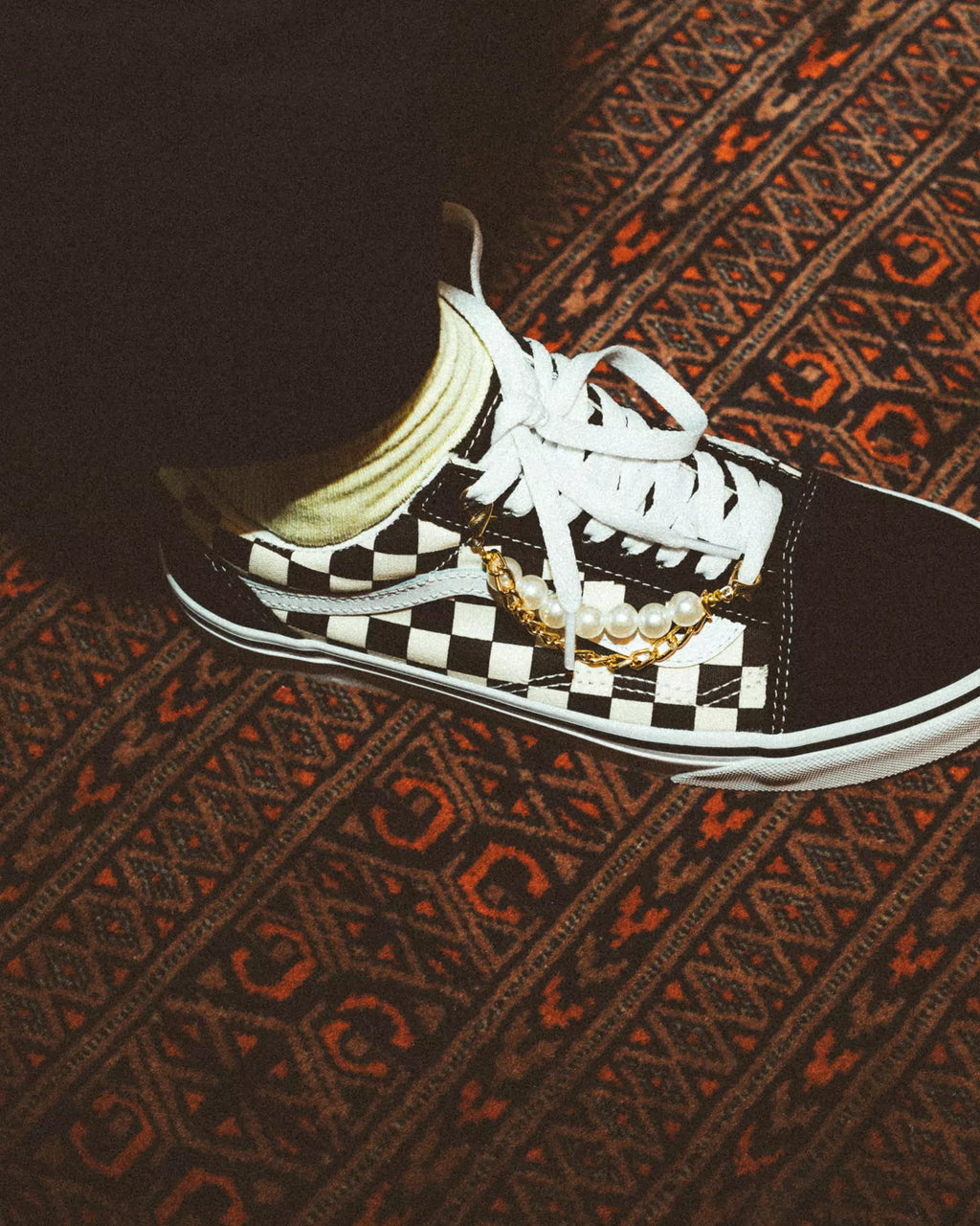 VANS UA Old Skool Pearl Charm Cipő VNA38G1P0S1PR - 3