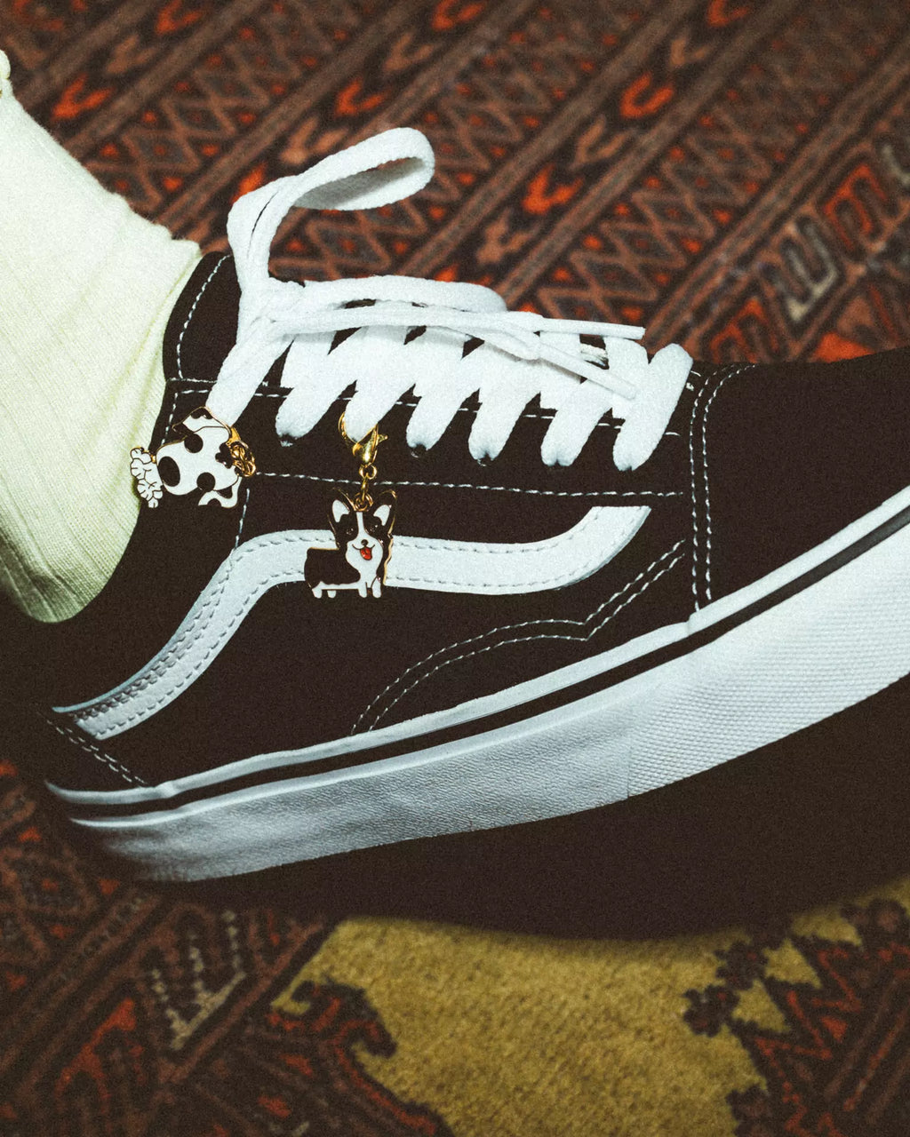 VANS UA Old Skool Pet Charm Cipő VND3HY281PTC - 4