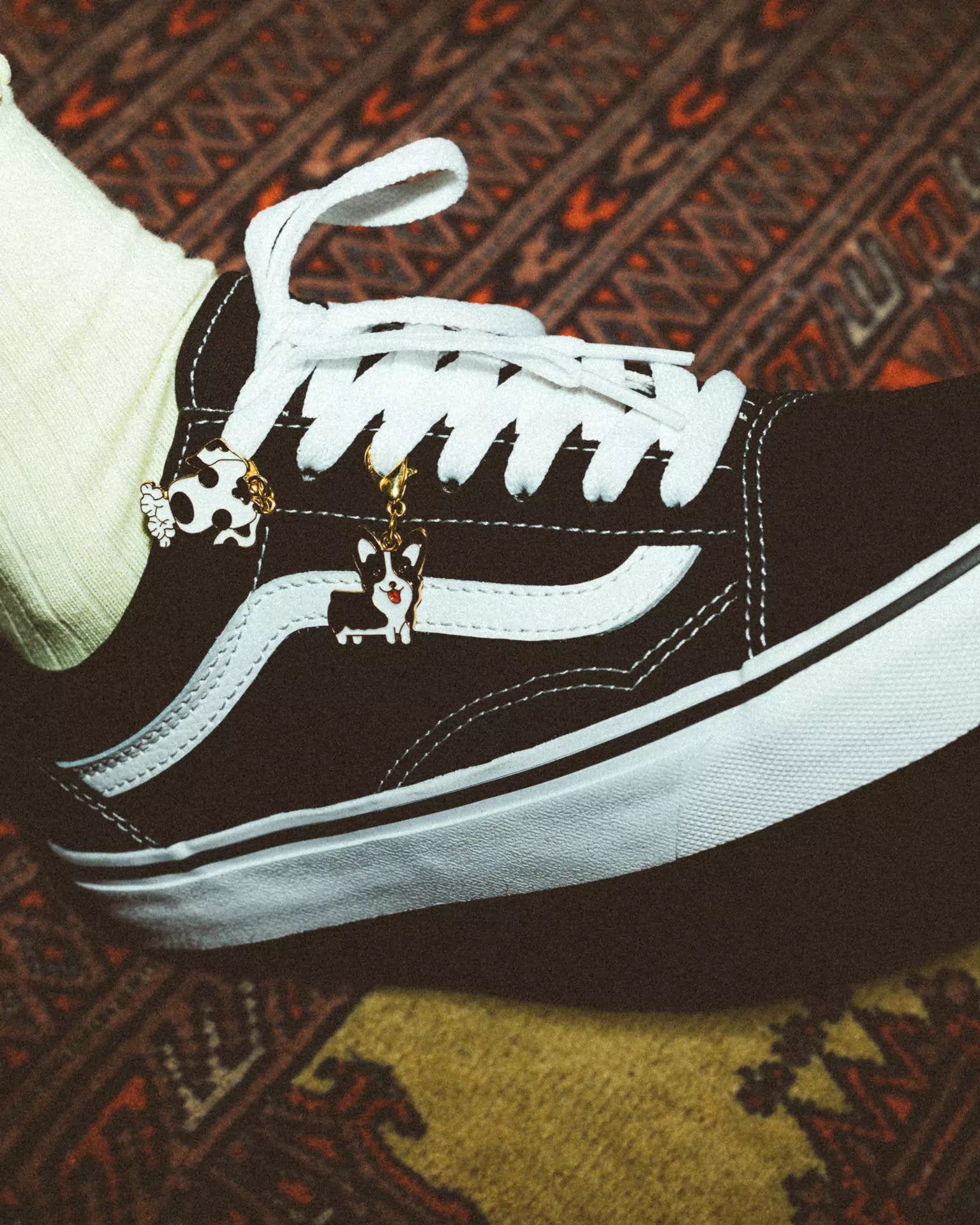 VANS UA Old Skool Pet Charm Cipő VND3HY281PTC - 4